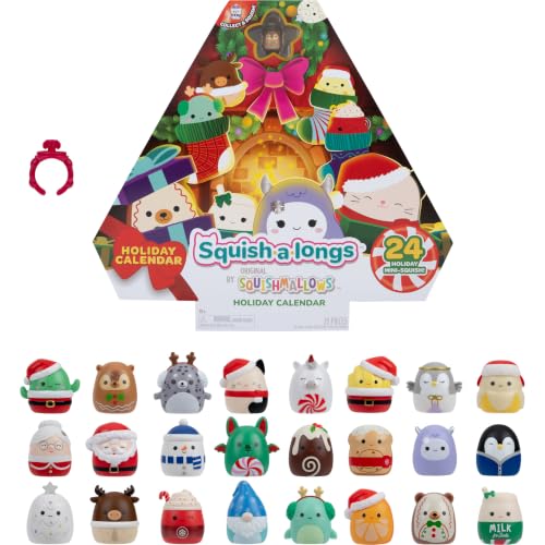 Squish-a-longs Holiday 2026 Advent Calendar – Includes 24 Mini-Squish